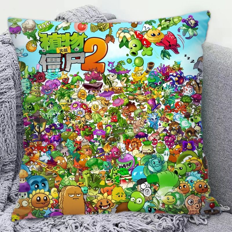 Home Decor Sofa - Plants Vs. Zombies Cute Cartoon Double-Sided