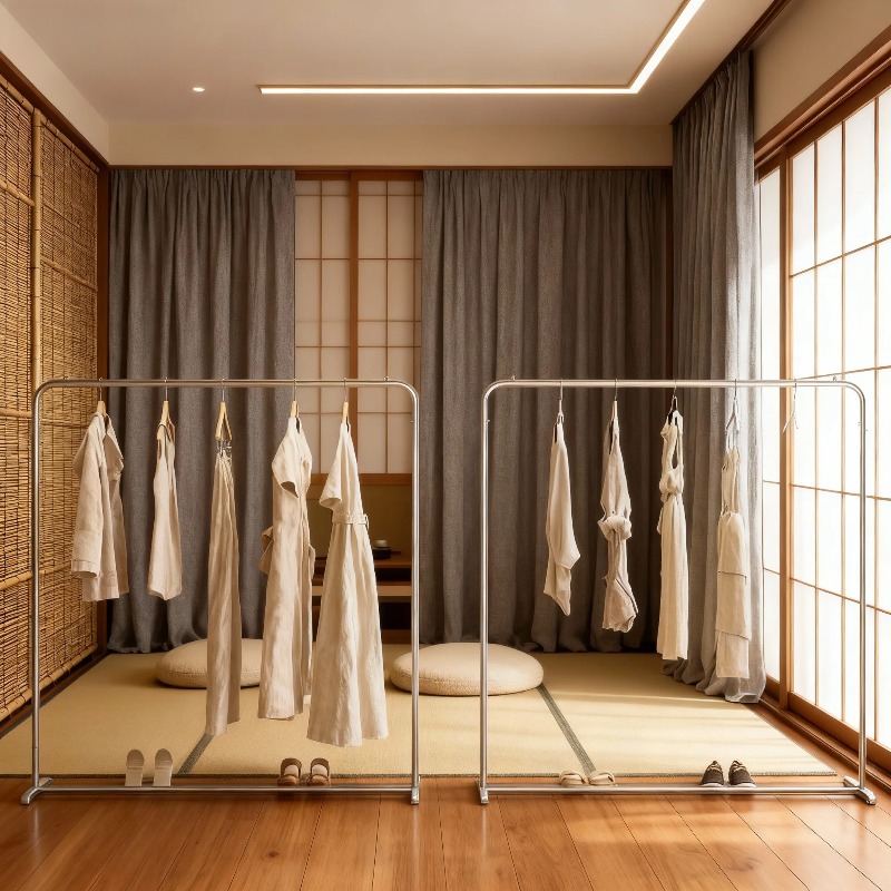 Home Decor Retail Stores - Luxury Gold Clothes Rack Iron Art