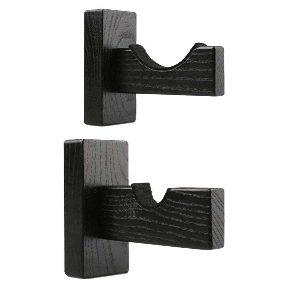 Home Decor Enthusiast - 2Pcs Wooden Baseball Bat Wall Mount