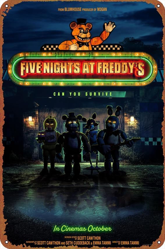 X Home Decor - Five Nights at Freddys Posters Vintage