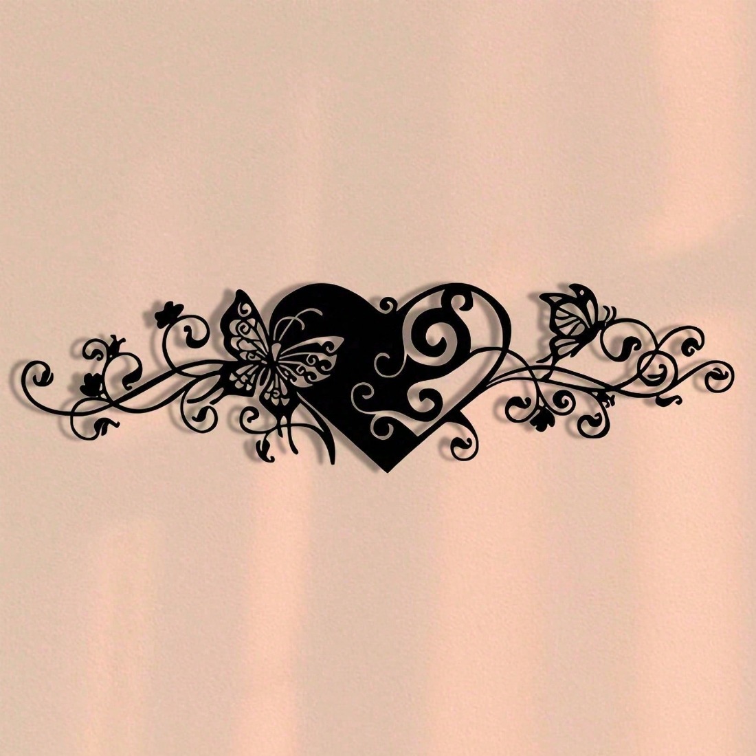 Home Decor Minimal - Minimalist 2D Metal Wall Art, Waterproof