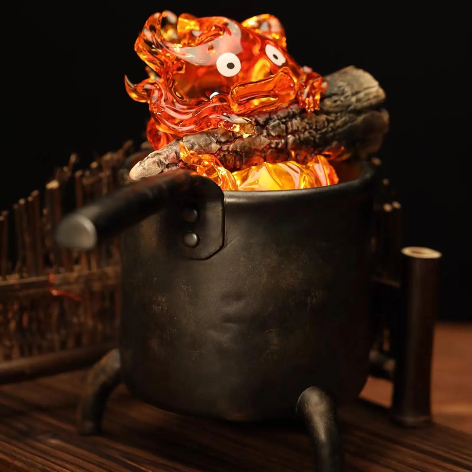 Home Decor Enthusiast - 3d Flame Casifa Night Light Resin