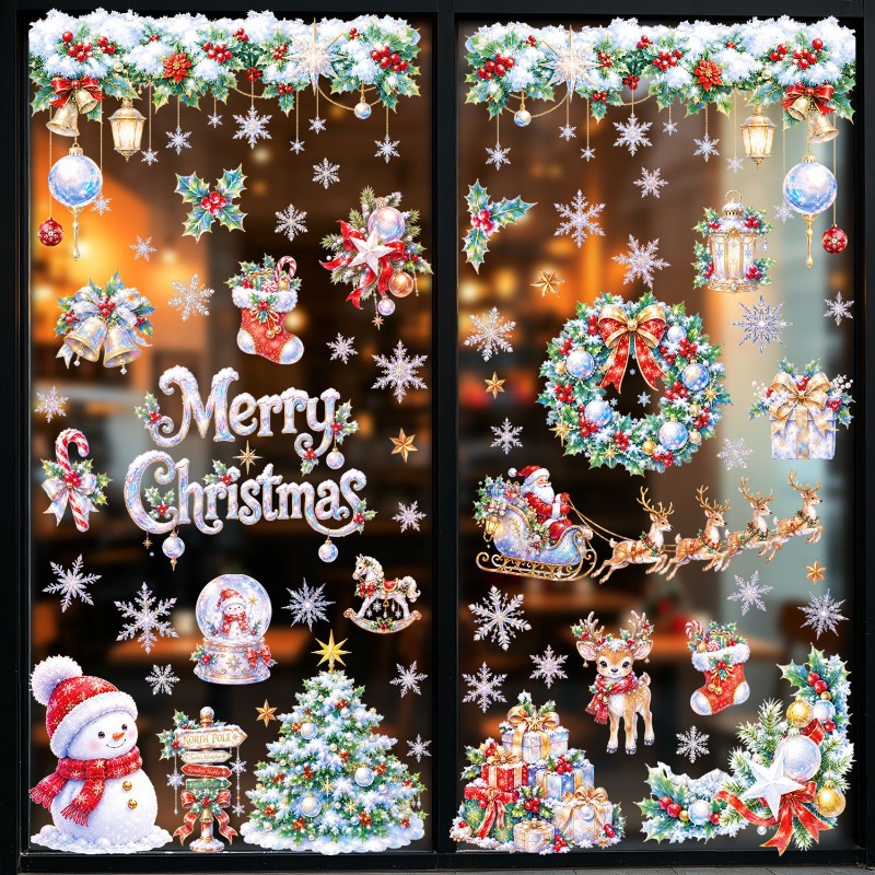 9 Sheets Christmas Static Wind - đánh giá và giá X Home Decor