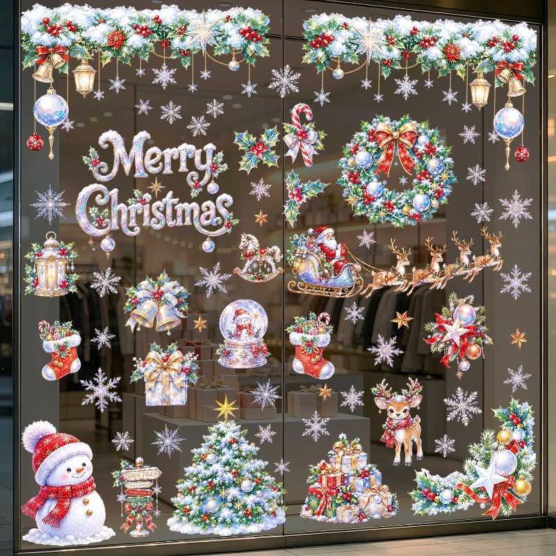 9 Sheets Christmas Static Wind - đánh giá và giá X Home Decor