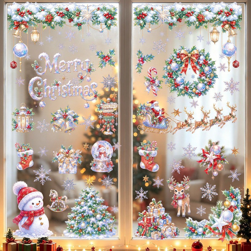 9 Sheets Christmas Static Wind - đánh giá và giá X Home Decor