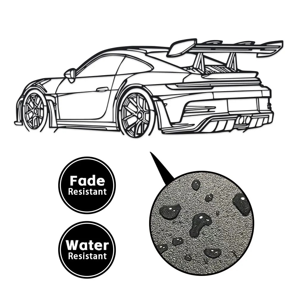 1pc Supercar Metal Wall Art -  - đánh giá và giá Home Decor Enthusiast