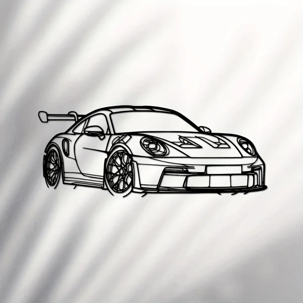 1pc Supercar Metal Wall Art -  - đánh giá và giá Home Decor Enthusiast