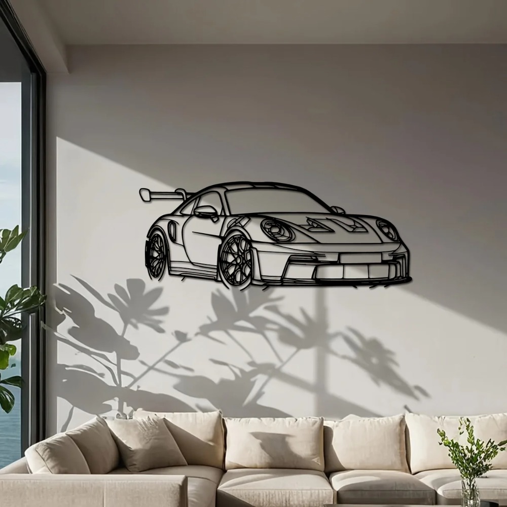 1pc Supercar Metal Wall Art -  - đánh giá và giá Home Decor Enthusiast