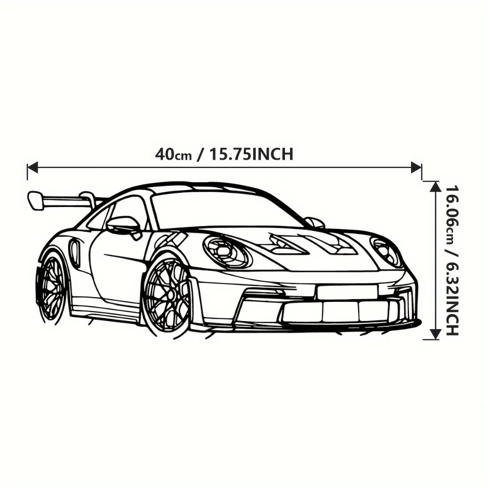 1pc Supercar Metal Wall Art -  - đánh giá và giá Home Decor Enthusiast
