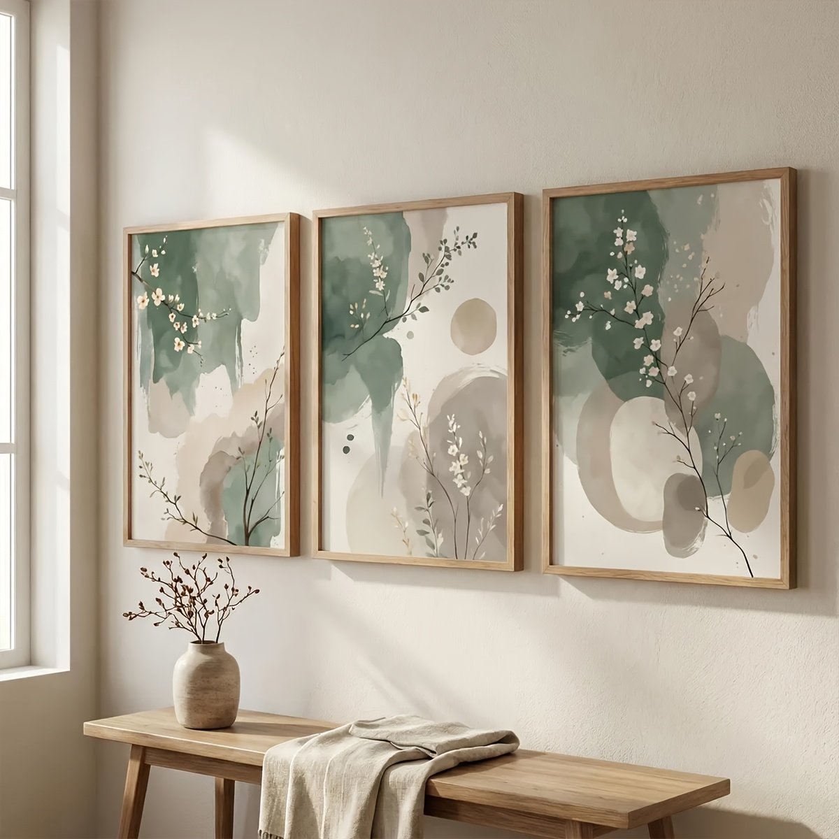 3pcs Japanese-Style Plant Canv - đánh giá và giá Home Decor Trends