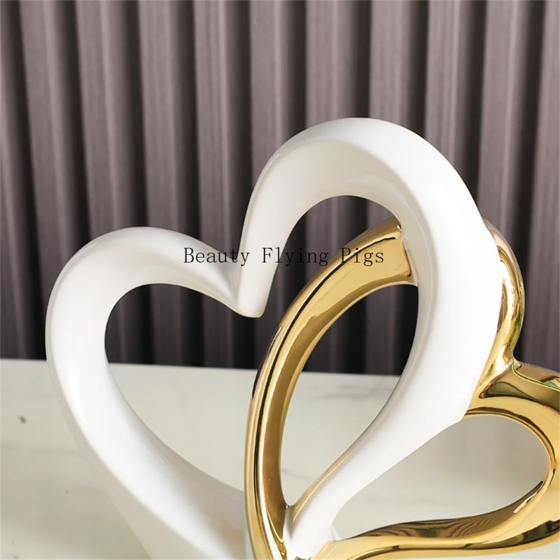 1 ceramic electroplated heart- - đánh giá và giá Home Decor Minimal