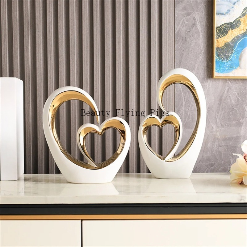 1 ceramic electroplated heart- - đánh giá và giá Home Decor Minimal