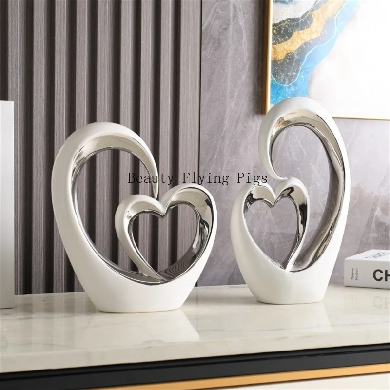 1 ceramic electroplated heart- - đánh giá và giá Home Decor Minimal