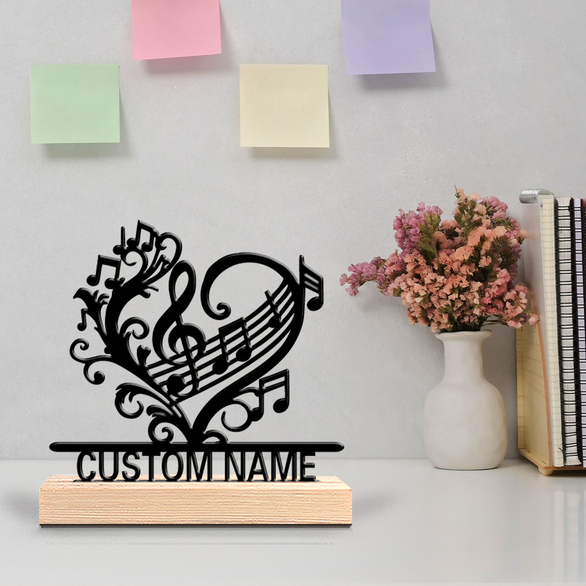 1pc music flower Custom Text M - đánh giá và giá Home Decor Flowers