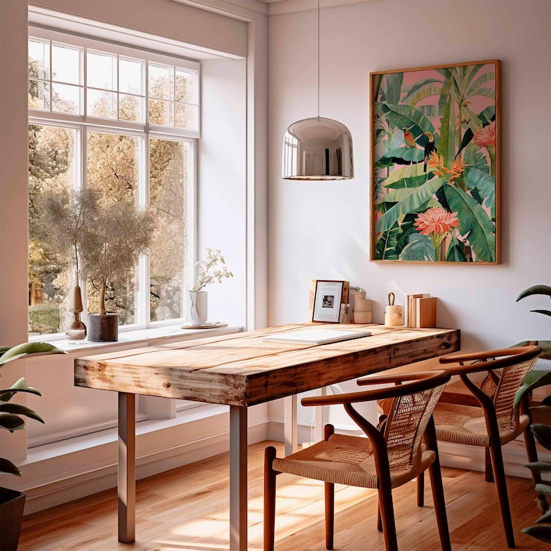 1pc Retro Tropical Canvas Post - đánh giá và giá Home Decor Trends