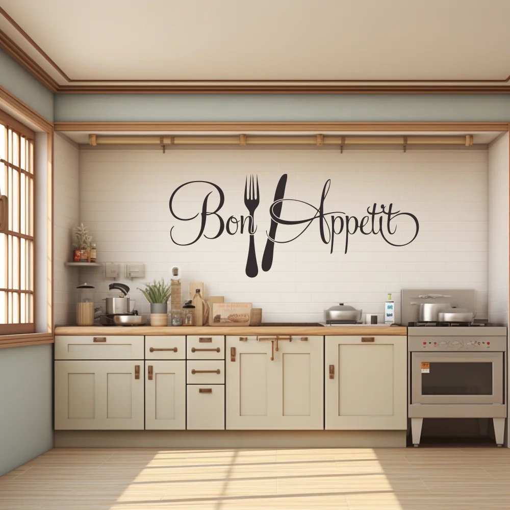 1 pc Bon Appétit with Fork and - đánh giá và giá Home Decor App