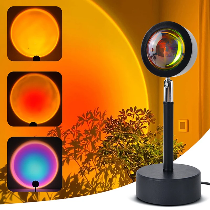 Smart LED Sunset Lamp Colorful - đánh giá và giá Home Decor App