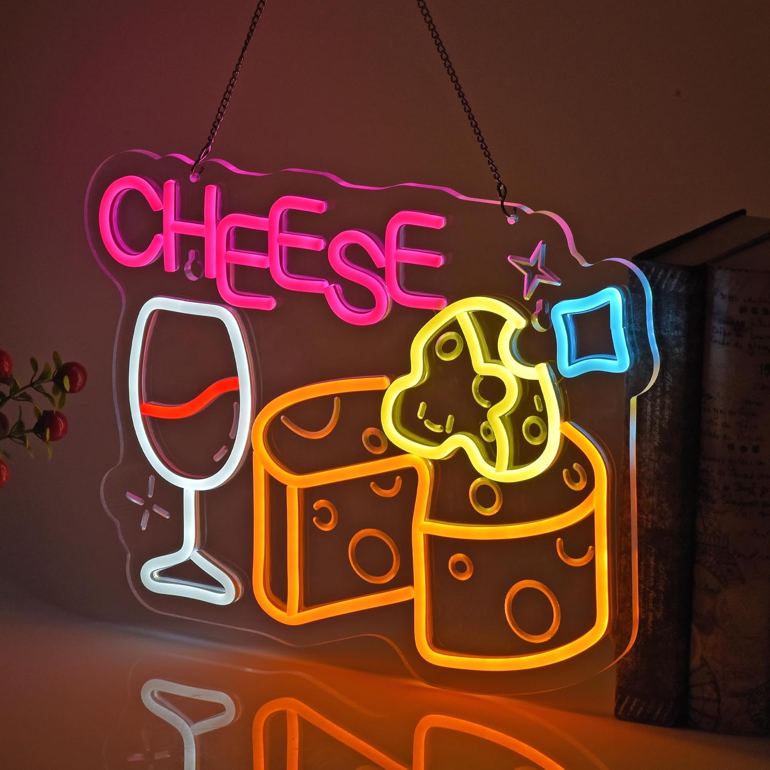 Cheese Neon Sign, Neon Lights  - đánh giá và giá Home Decor Retail Stores