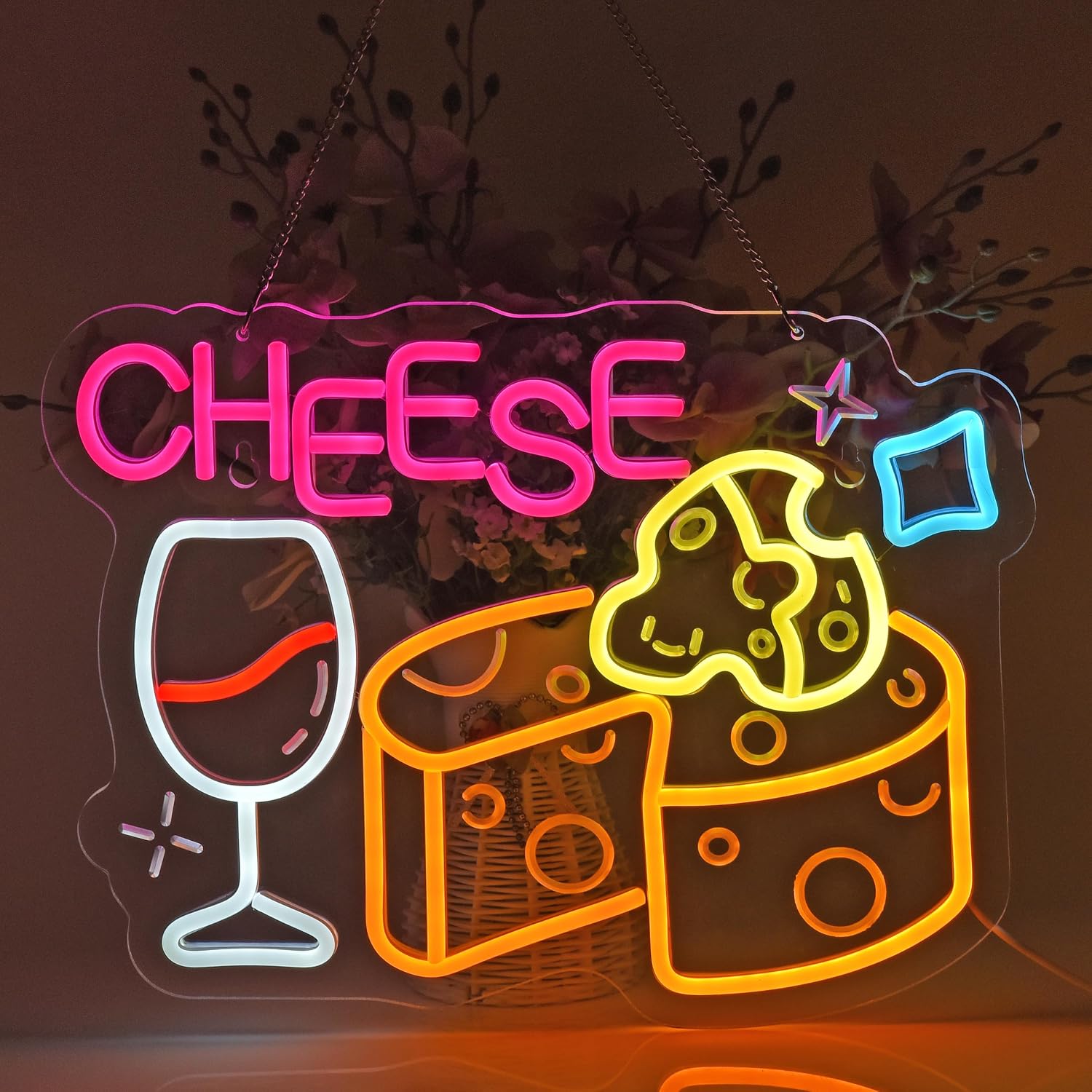 Cheese Neon Sign, Neon Lights  - đánh giá và giá Home Decor Retail Stores