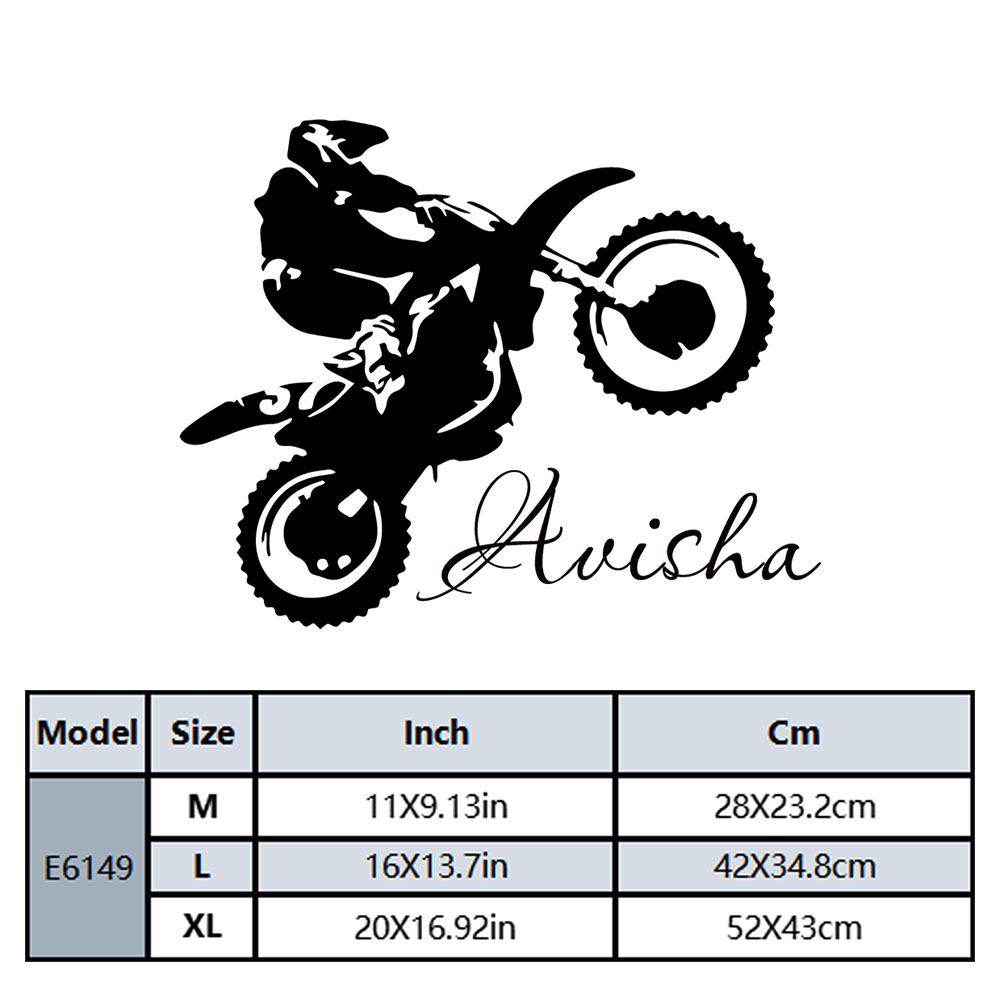 1PC Fashion Motorcyclist Custo - đánh giá và giá Home Decor Wall Stickers