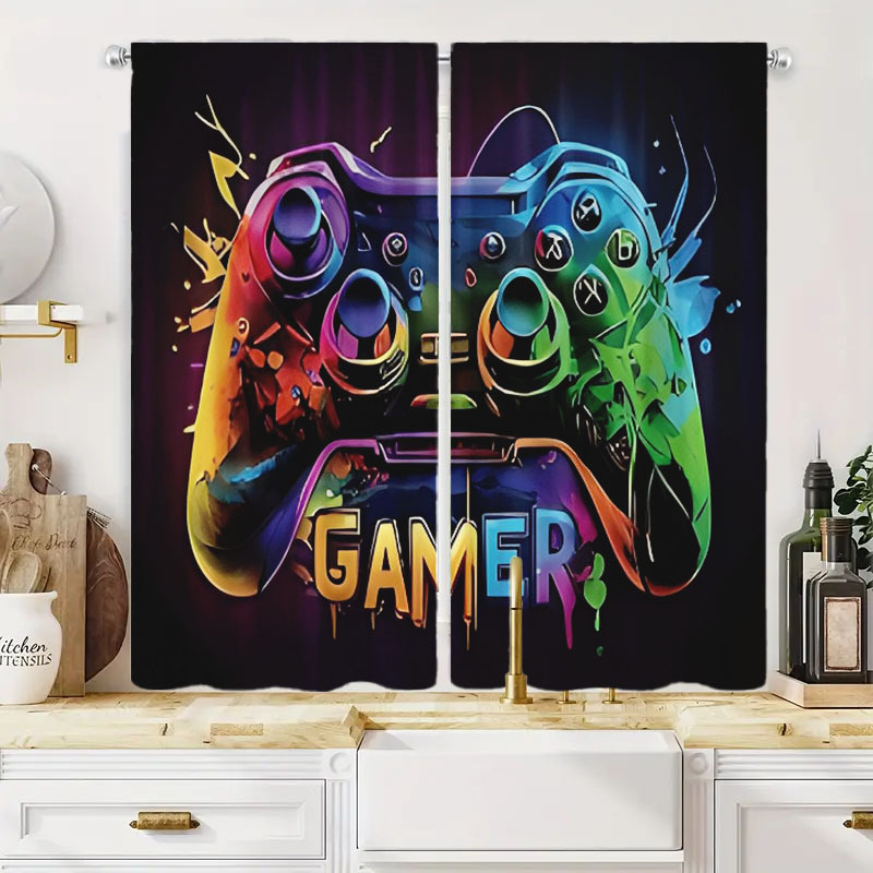 Dual Gaming Curtains 2pcs Pop  - đánh giá và giá Home Decor Youtube Videos