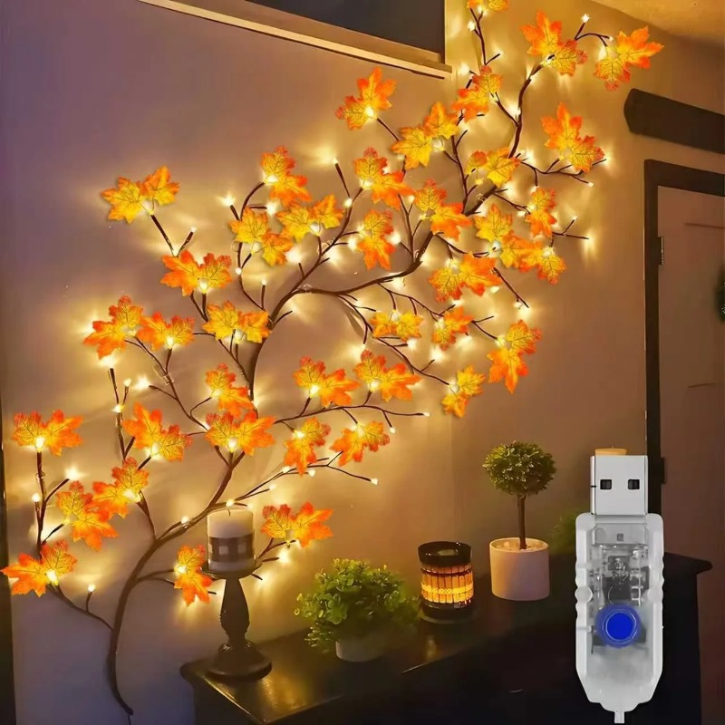 DIY Maple Leaf Rose Pendant US - đánh giá và giá Home Decor Flowers