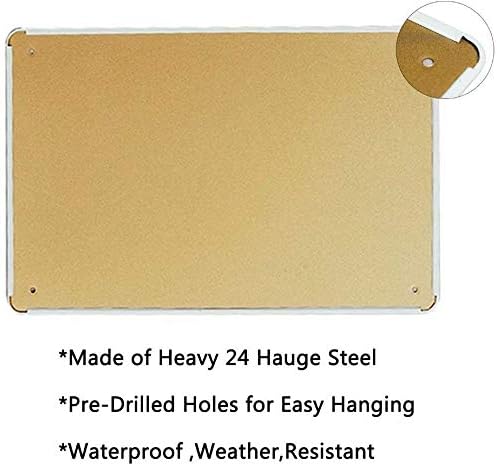 HOUVSSEN Metal Tin Sign, 8 x 1 - đánh giá và giá X Home Decor