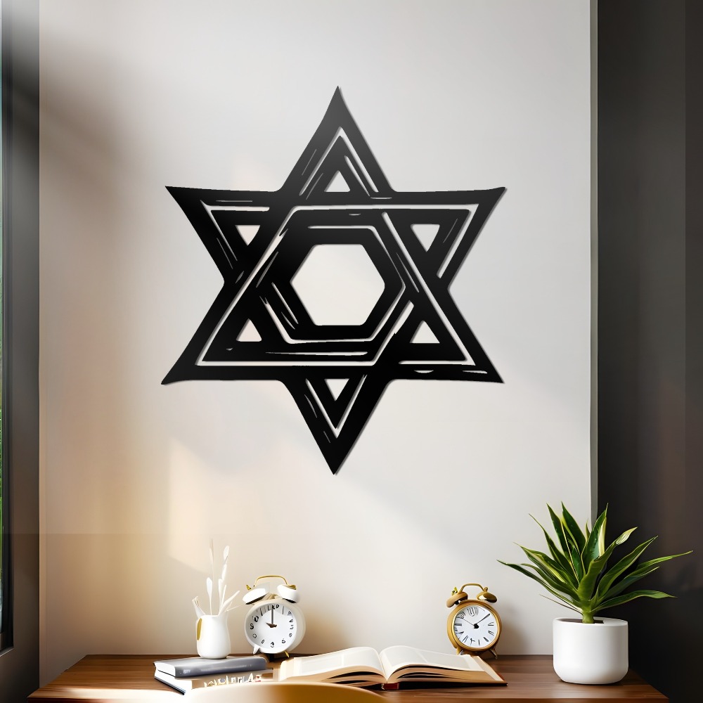 CIFBUY Iron Wall Art Star of D - đánh giá và giá Home Decor In