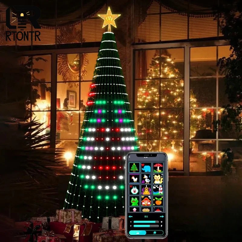 Christmas Star Tree Lights RGB - đánh giá và giá Home Decor App