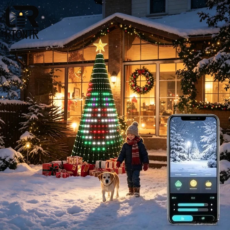 Christmas Star Tree Lights RGB - đánh giá và giá Home Decor App