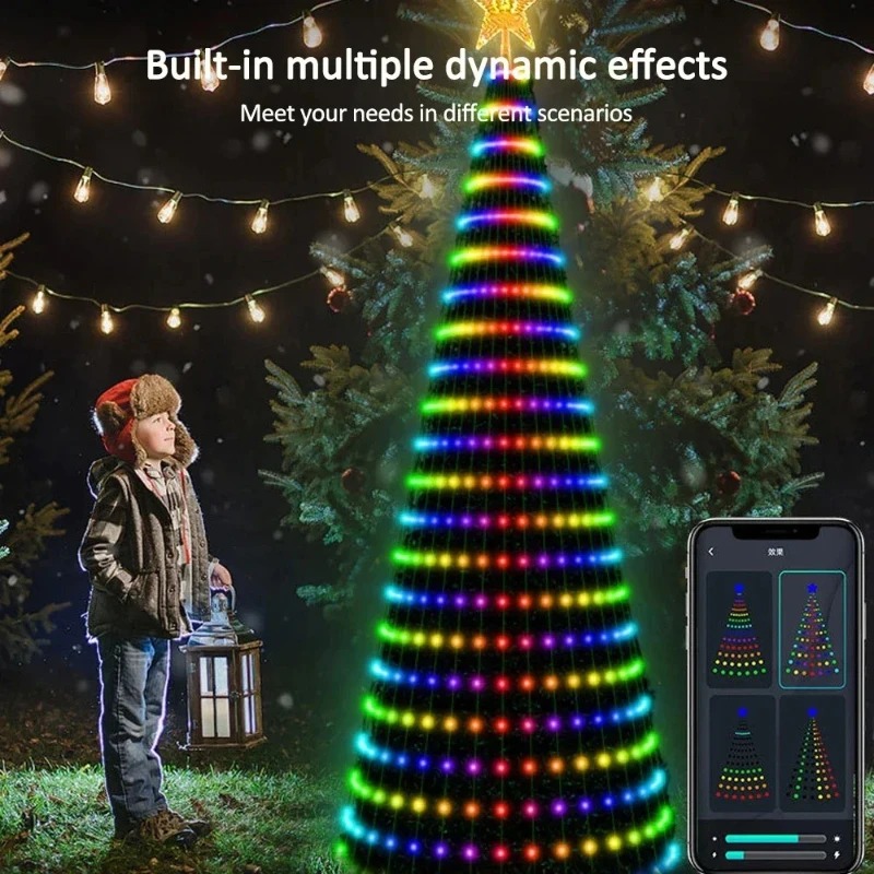 Christmas Star Tree Lights RGB - đánh giá và giá Home Decor App