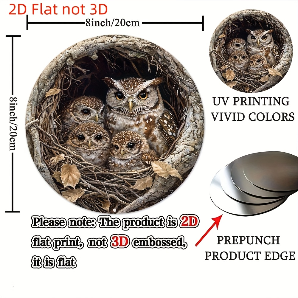 Vintage Metal Owl Family Wall  - đánh giá và giá X Home Decor