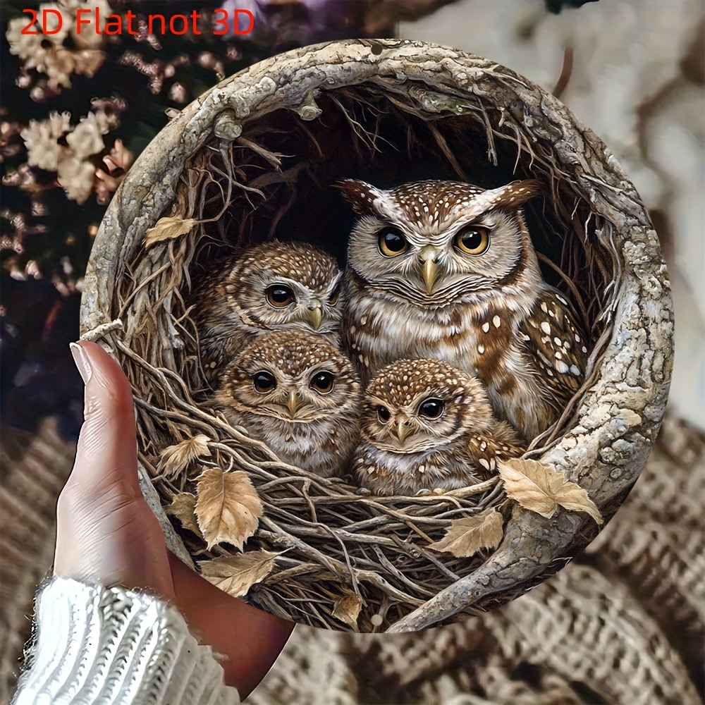 Vintage Metal Owl Family Wall  - đánh giá và giá X Home Decor