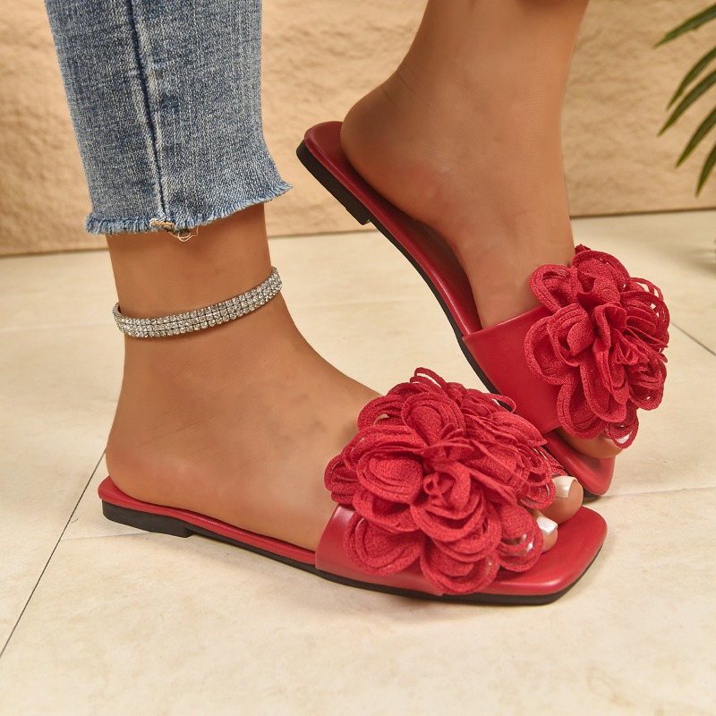 New Summer Women's Square-toe  - đánh giá và giá Home Decor Flowers