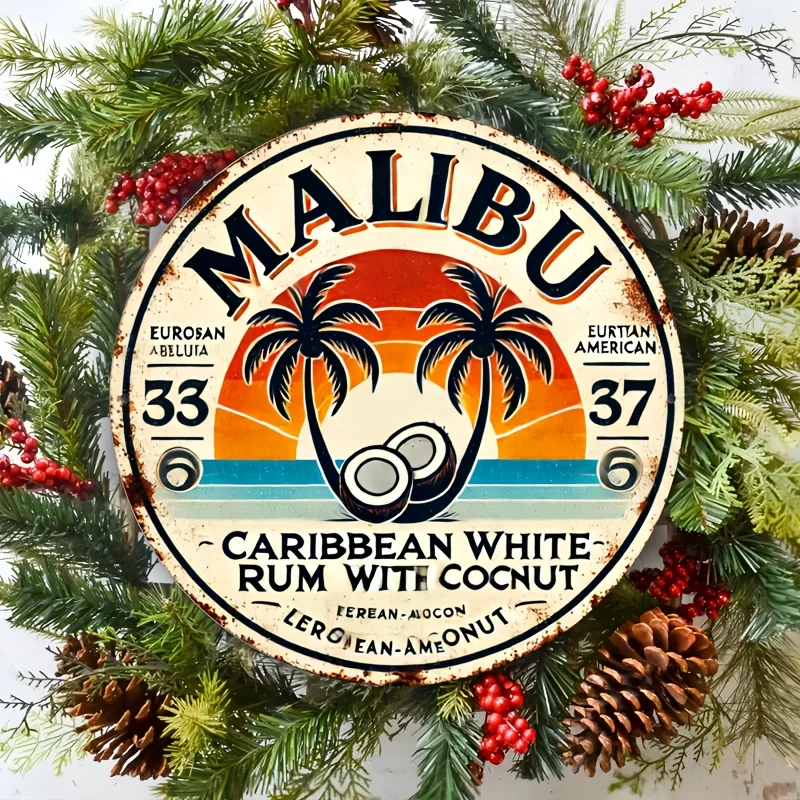 Vintage Malibu Rum Coconut Alu - đánh giá và giá Home Decor Trends