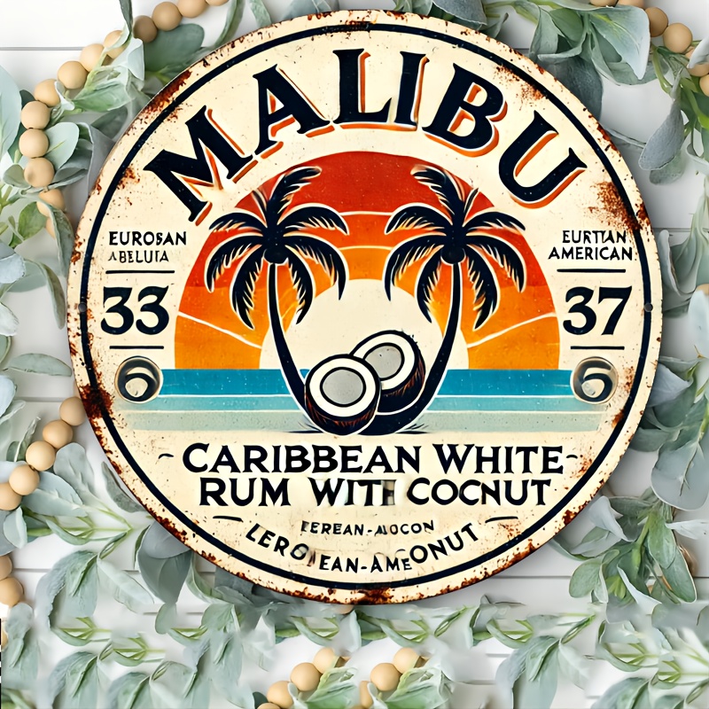 Vintage Malibu Rum Coconut Alu - đánh giá và giá Home Decor Trends