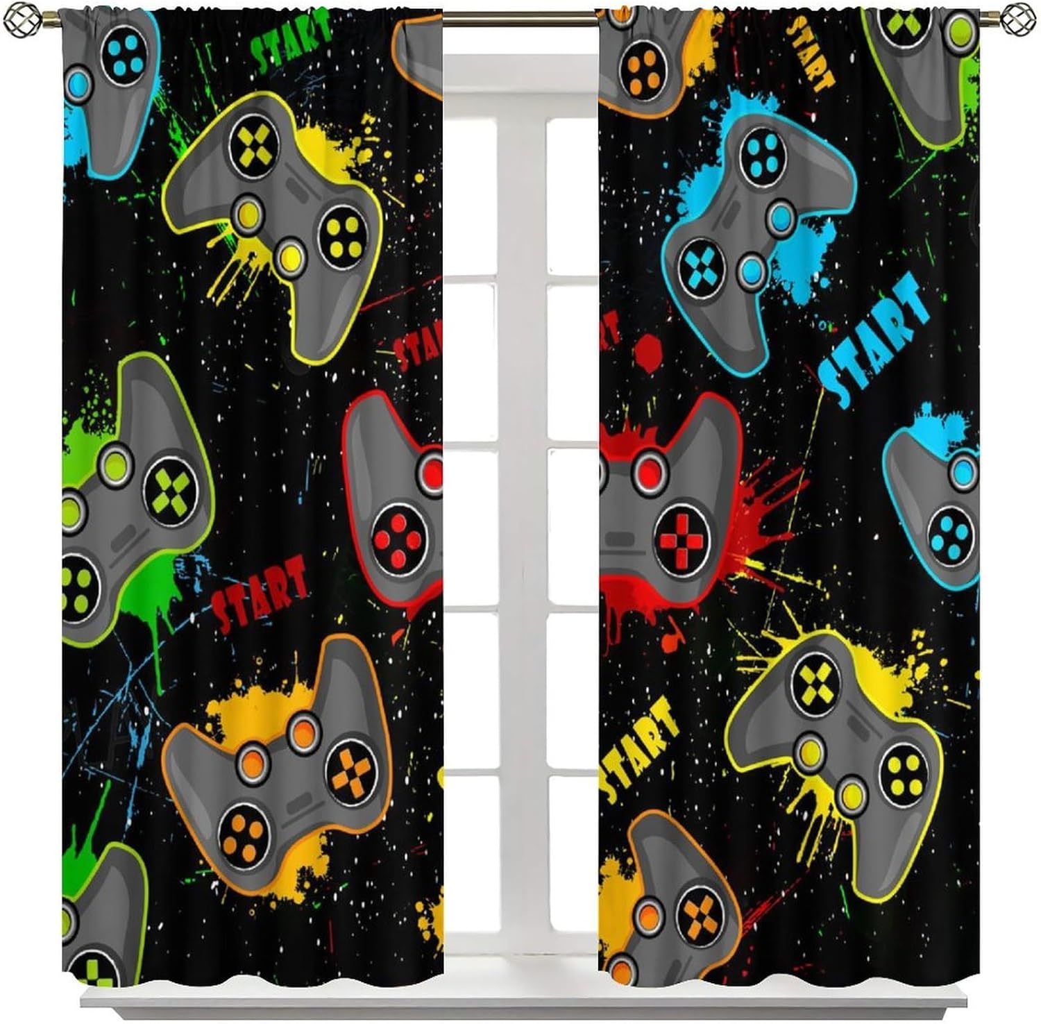 Kids Gaming Curtain for Bedroo - đánh giá và giá Home Decor Youtube Videos