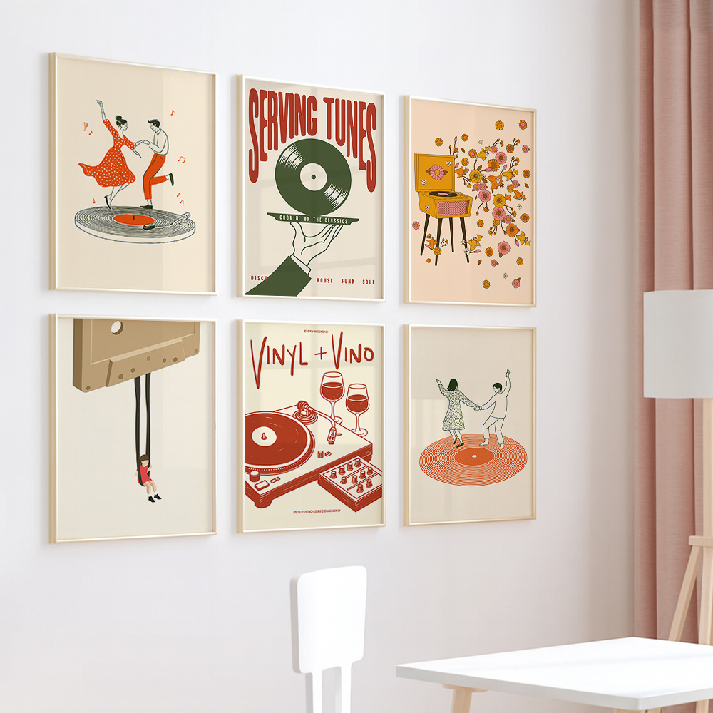 1pc Vintage Music Canvas Poste - đánh giá và giá Home Decor Trends