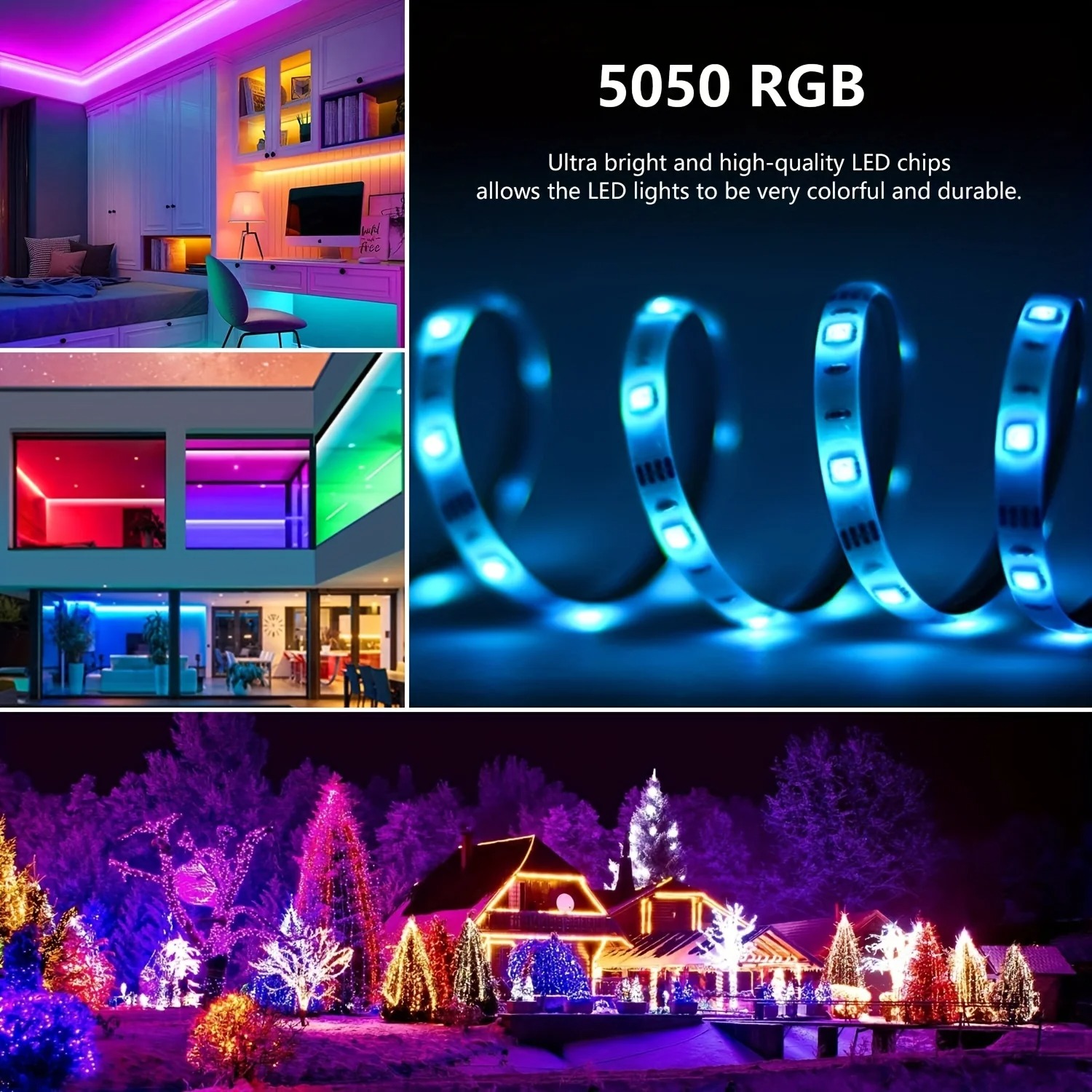 10M 20M 30M RGB LED Lights Str - đánh giá và giá Home Decor App