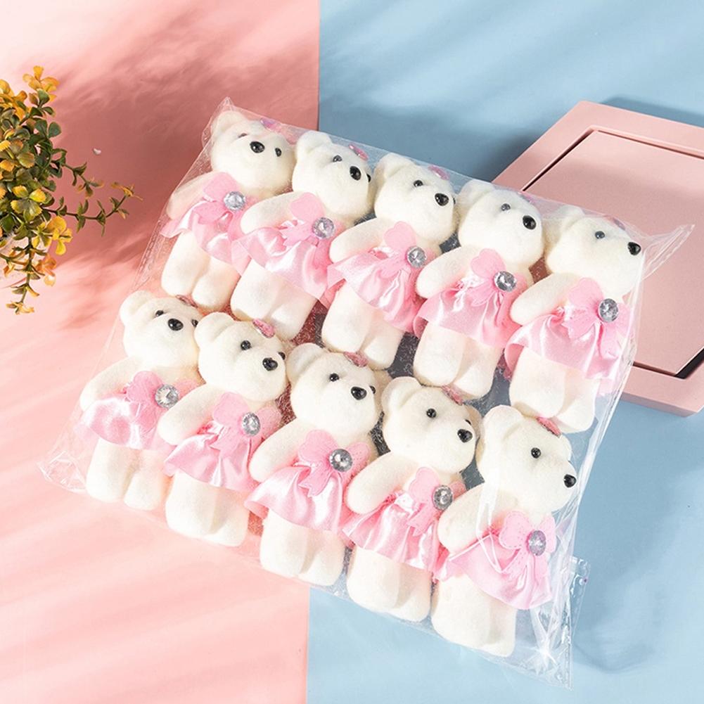 10pcs/Bag Bouquet Bear Ice Cre - đánh giá và giá Home Decor Flowers