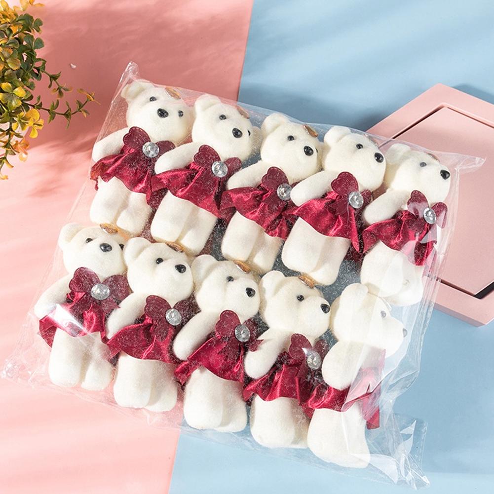 10pcs/Bag Bouquet Bear Ice Cre - đánh giá và giá Home Decor Flowers