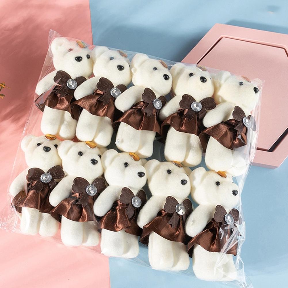 10pcs/Bag Bouquet Bear Ice Cre - đánh giá và giá Home Decor Flowers