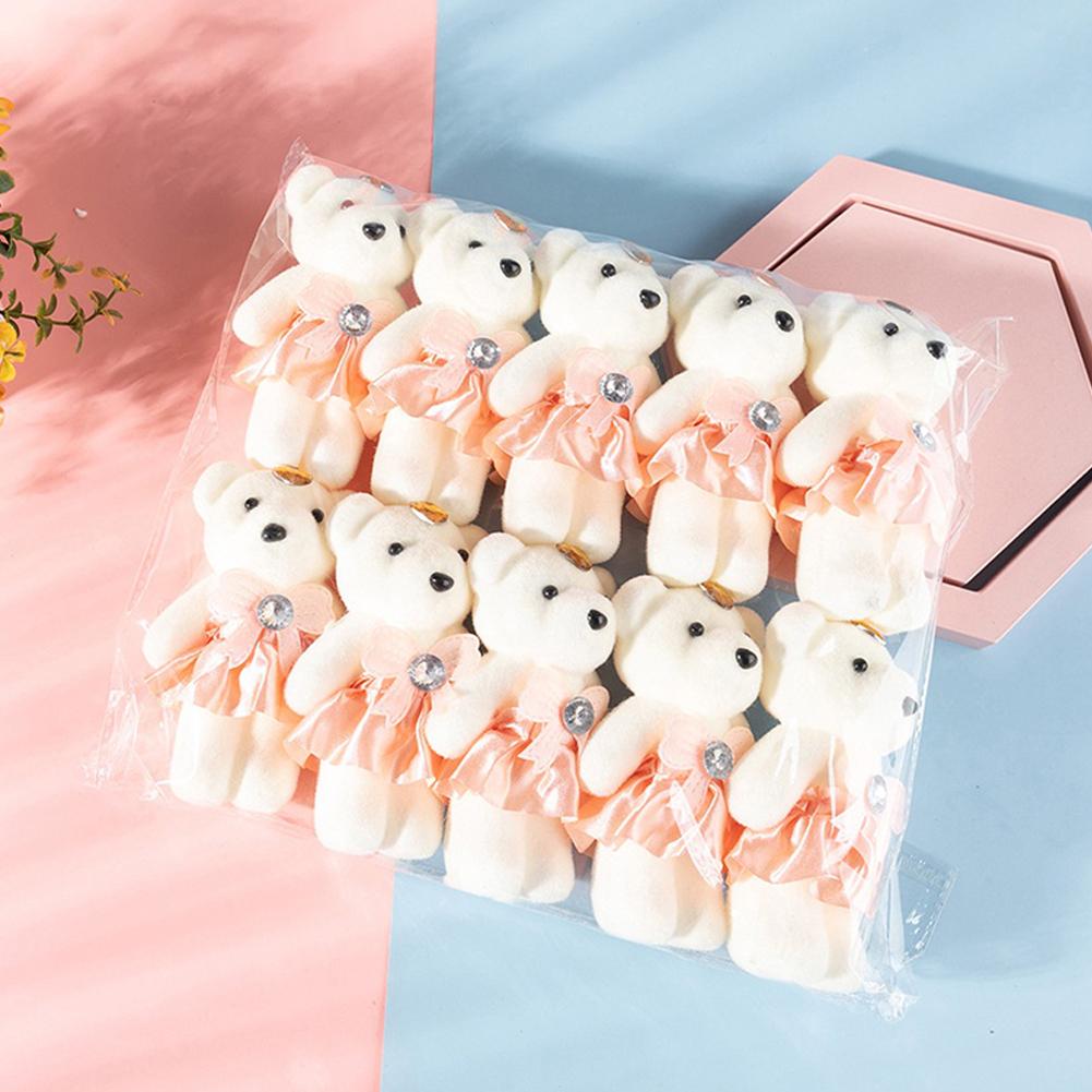 10pcs/Bag Bouquet Bear Ice Cre - đánh giá và giá Home Decor Flowers