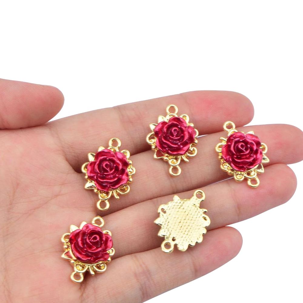 5/10pcs Rose Charms 3D Rose Fl - đánh giá và giá Home Decor Flowers