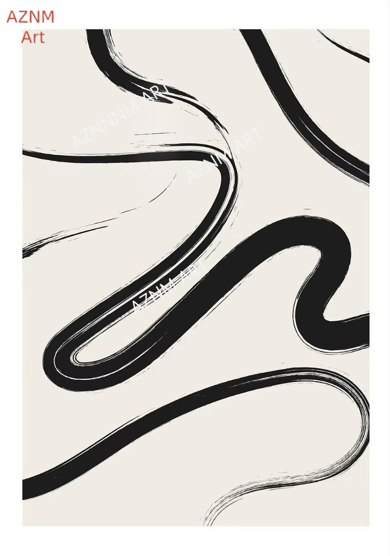 Nordic Bohemian Line Art Black - đánh giá và giá Home Decor Minimal