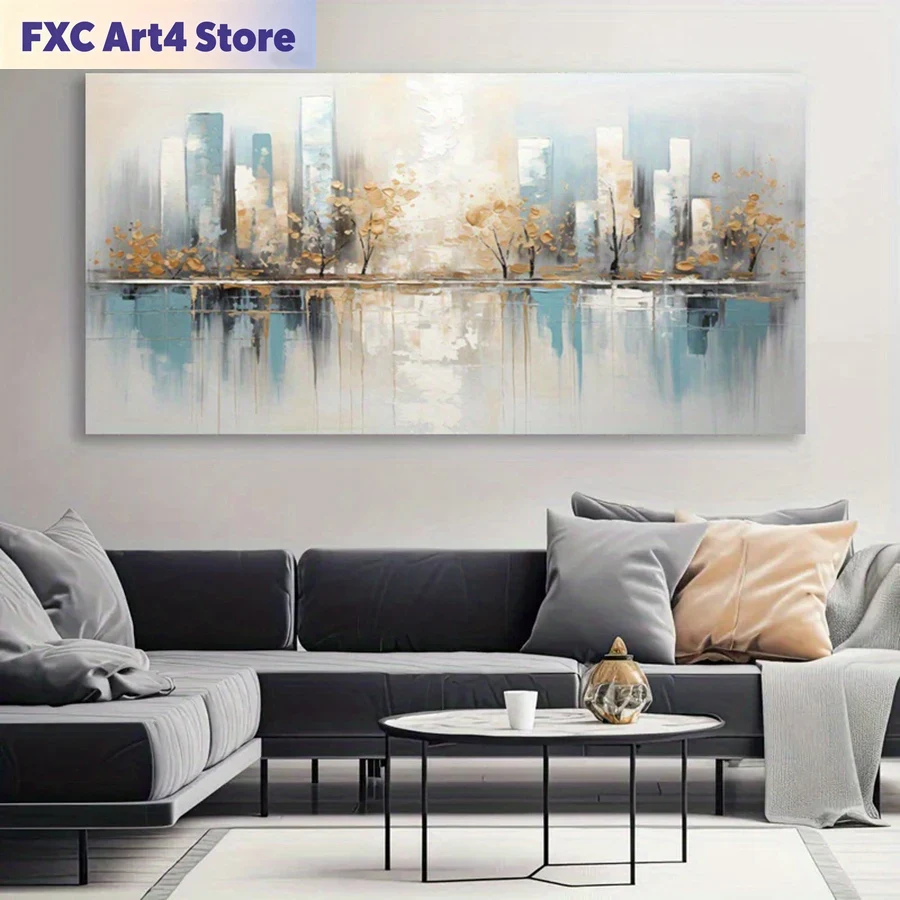 Frameless Modern Abstract Canv - đánh giá và giá Home Decor Minimal