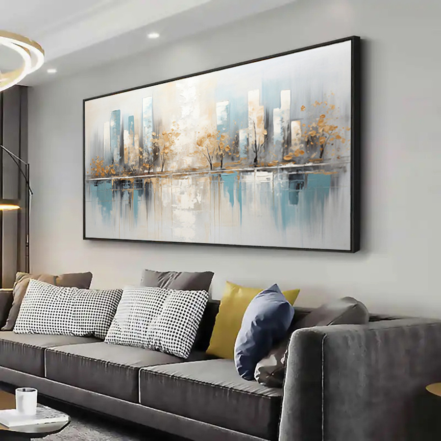 Frameless Modern Abstract Canv - đánh giá và giá Home Decor Minimal