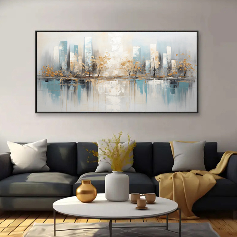 Frameless Modern Abstract Canv - đánh giá và giá Home Decor Minimal