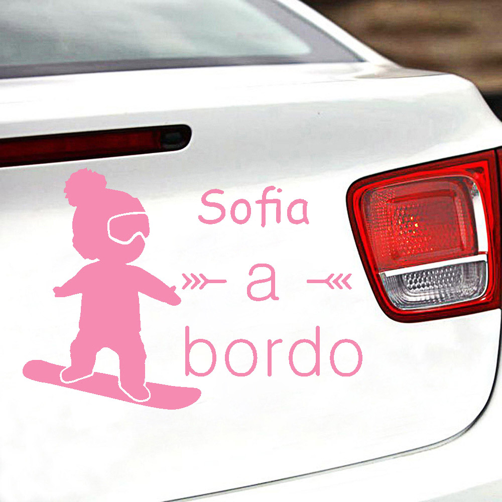 1pc Vinyl baby a bordo colorfu - đánh giá và giá Home Decor Wall Stickers