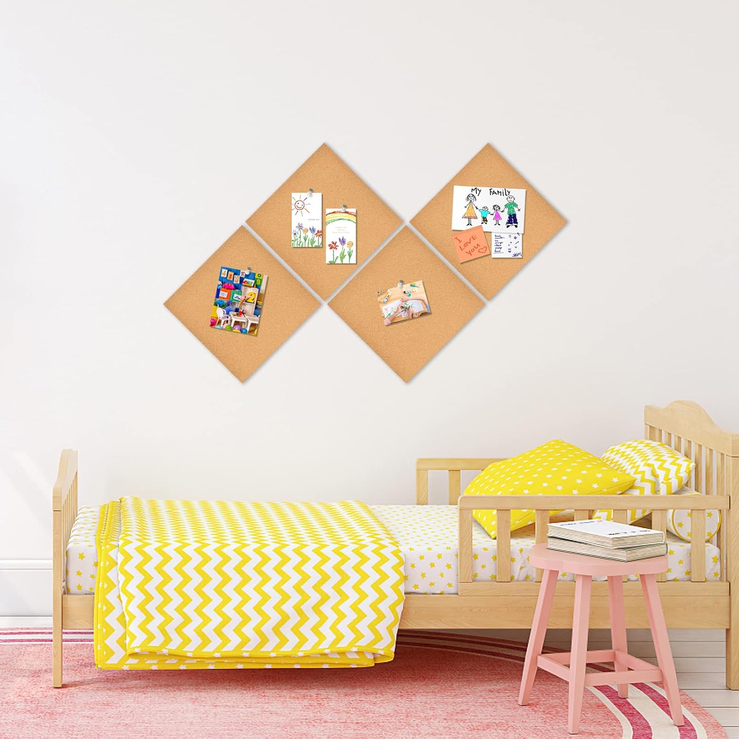 2/4/6 Pieces of Square Cork Bo - đánh giá và giá X Home Decor